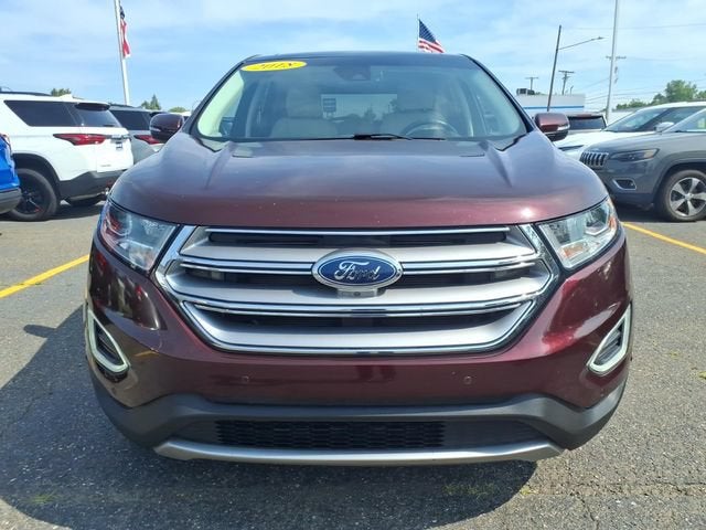 Used 2018 Ford Edge Titanium with VIN 2FMPK4K98JBB32771 for sale in Taylor, MI