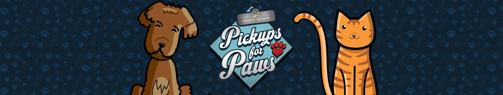 Pickups For Paws banner